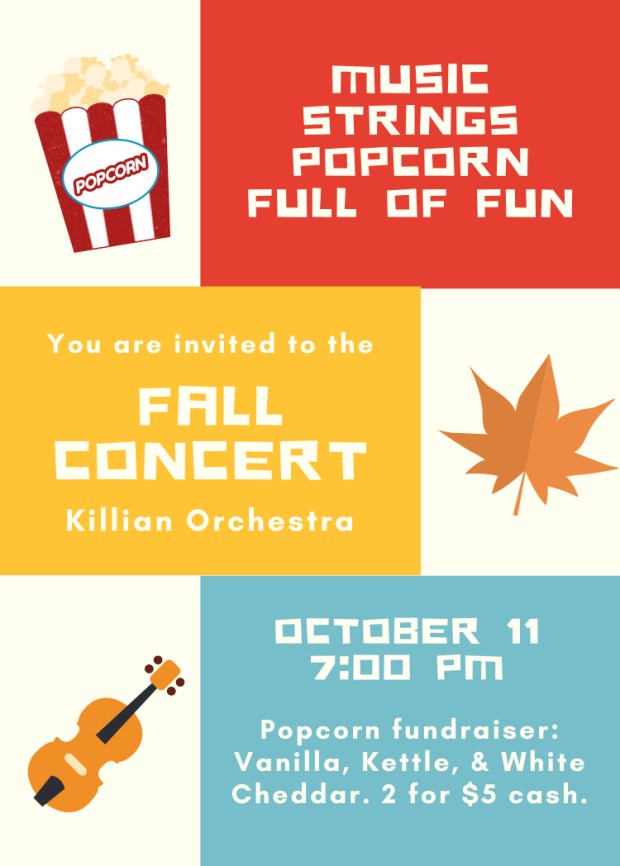 1819 Fall Concert Poster